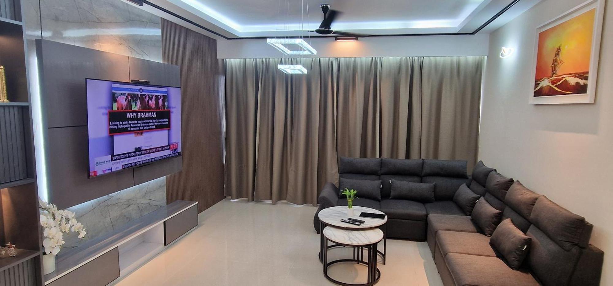 Elegant Secured Family Apartment With Open Space داكا المظهر الخارجي الصورة