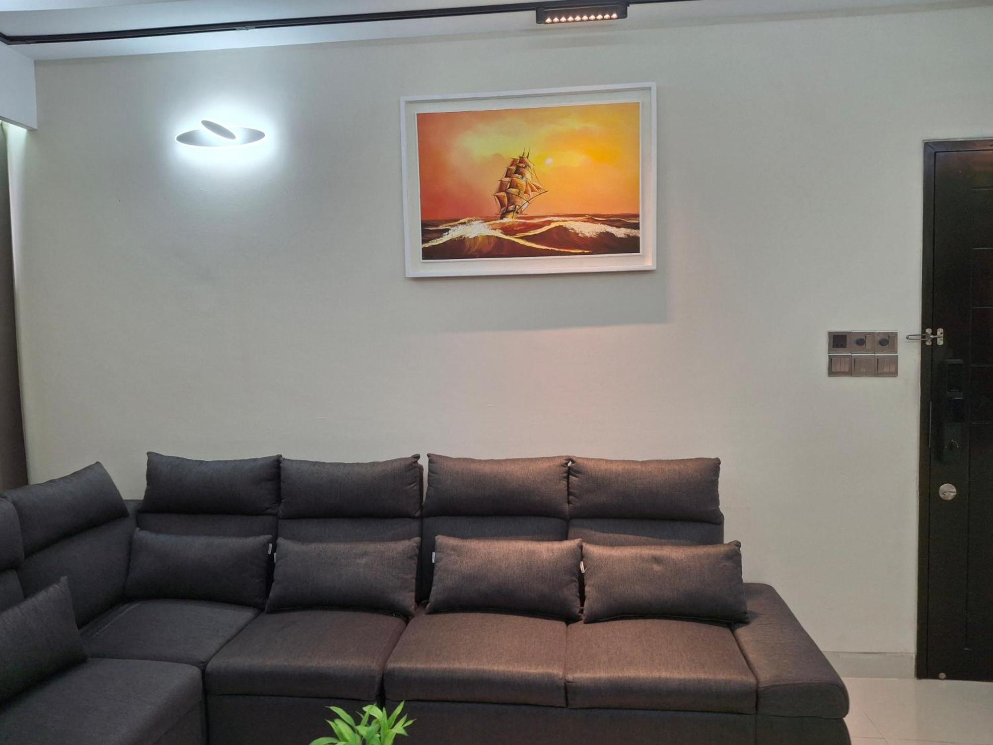 Elegant Secured Family Apartment With Open Space داكا المظهر الخارجي الصورة
