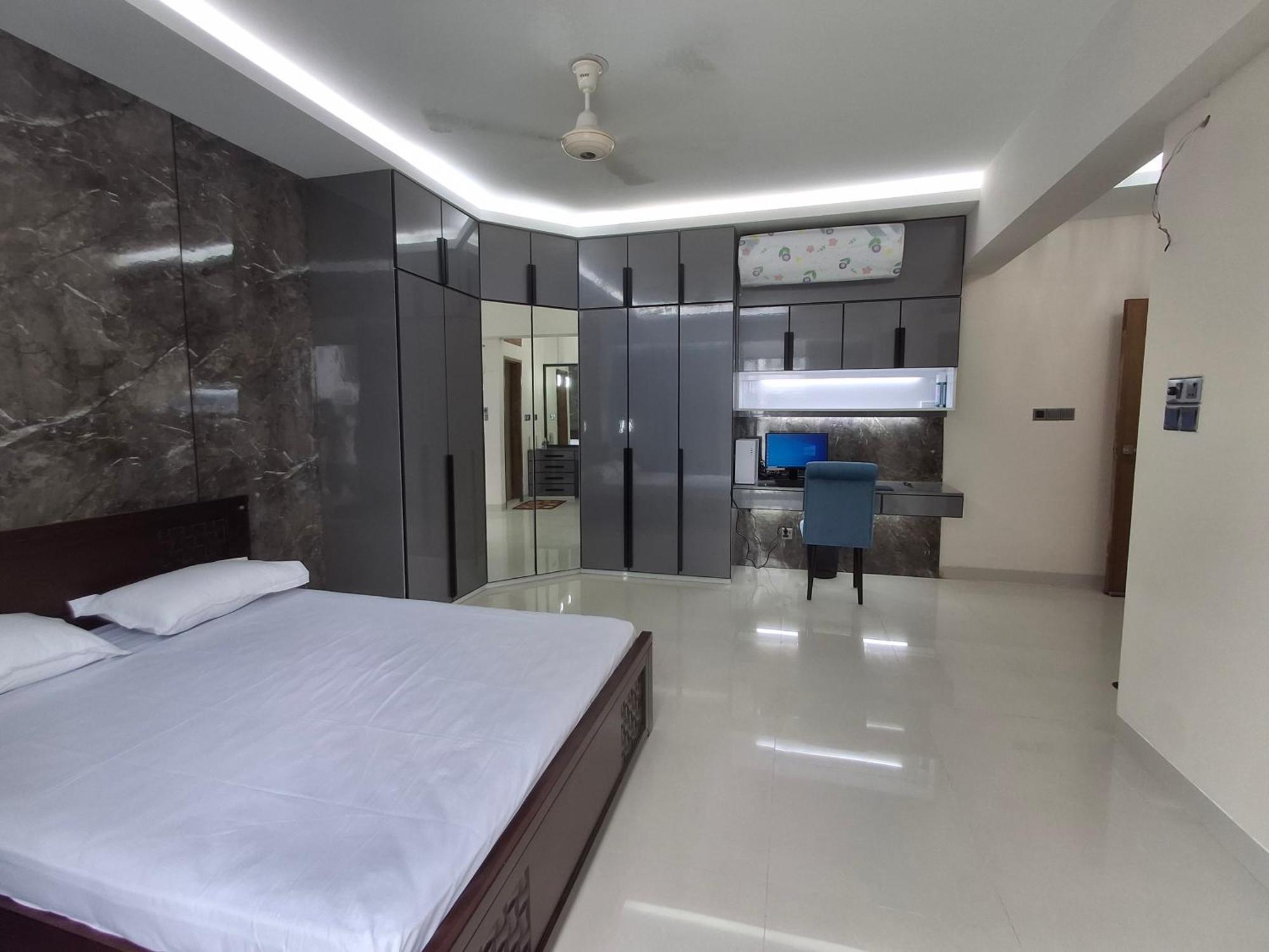 Elegant Secured Family Apartment With Open Space داكا المظهر الخارجي الصورة